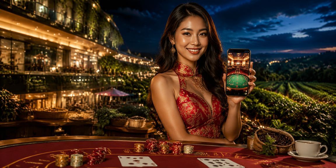 Người chơi nhận cashback bonus và thư giãn tại Nha Trang với tách cà phê