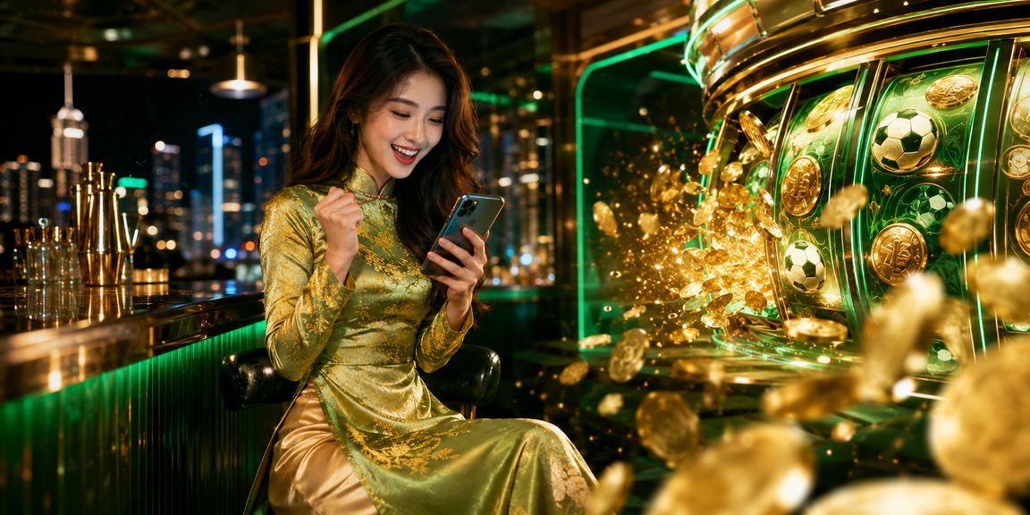 Người chơi trải nghiệm slot game tại Hồ Chí Minh với trang phục áo dài