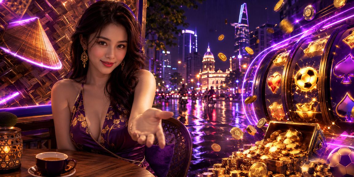 Người chơi thư giãn với slot game trên điện thoại đội nón lá tại TP. Hồ Chí Minh